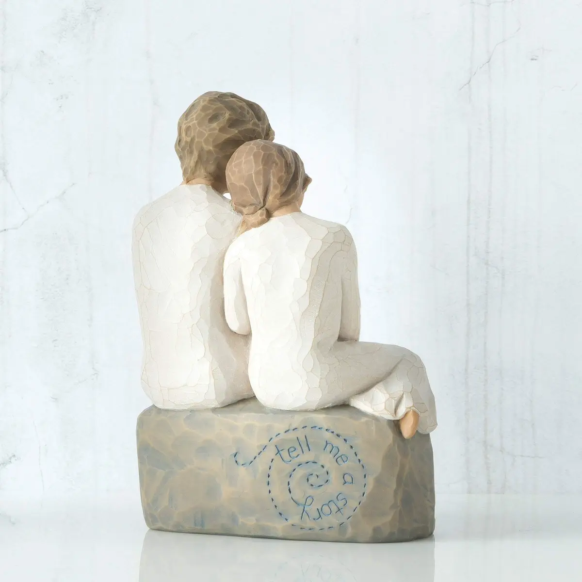 Willow Tree with My Grandmother, Sculpted Hand-Painted Figurine | Touching Gift for Grandparent & Child - view 3