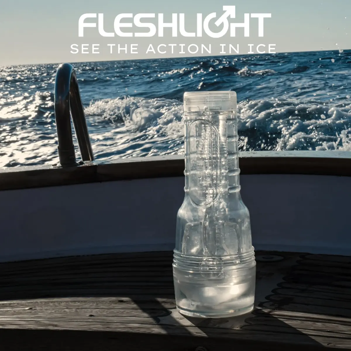 Fleshlight Ice Lady Clear Male Sex Toy | Realistic, Water-Resistant (1 Count) - view 6