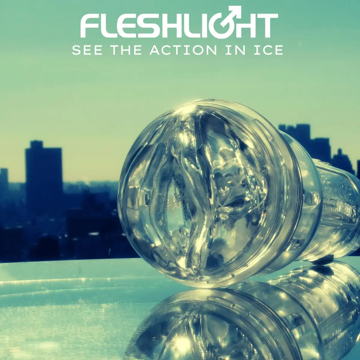 Fleshlight Ice Lady Clear Male Sex Toy | Realistic, Water-Resistant (1 Count) - view 3