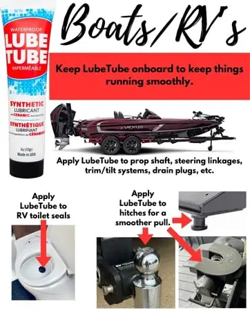 LubeTube 1oz O-Ring Grease | Waterproof Synthetic Pool & RV Sealant (70-120 chars) - view 9