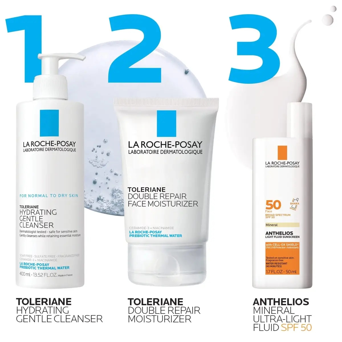 La Roche-Posay Anthelios Mineral Sunscreen Fluid SPF 50 50ml (1.7 Fl Oz) | Broad Spectrum UVA/UVB Protection - view 7