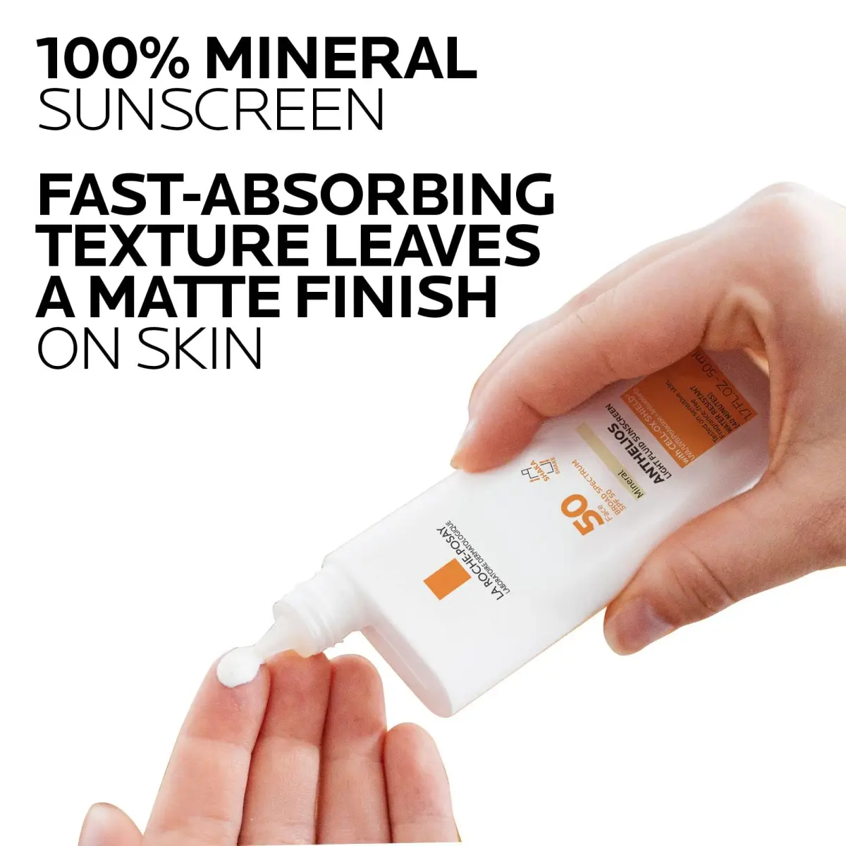La Roche-Posay Anthelios Mineral Sunscreen Fluid SPF 50 50ml (1.7 Fl Oz) | Broad Spectrum UVA/UVB Protection - view 2