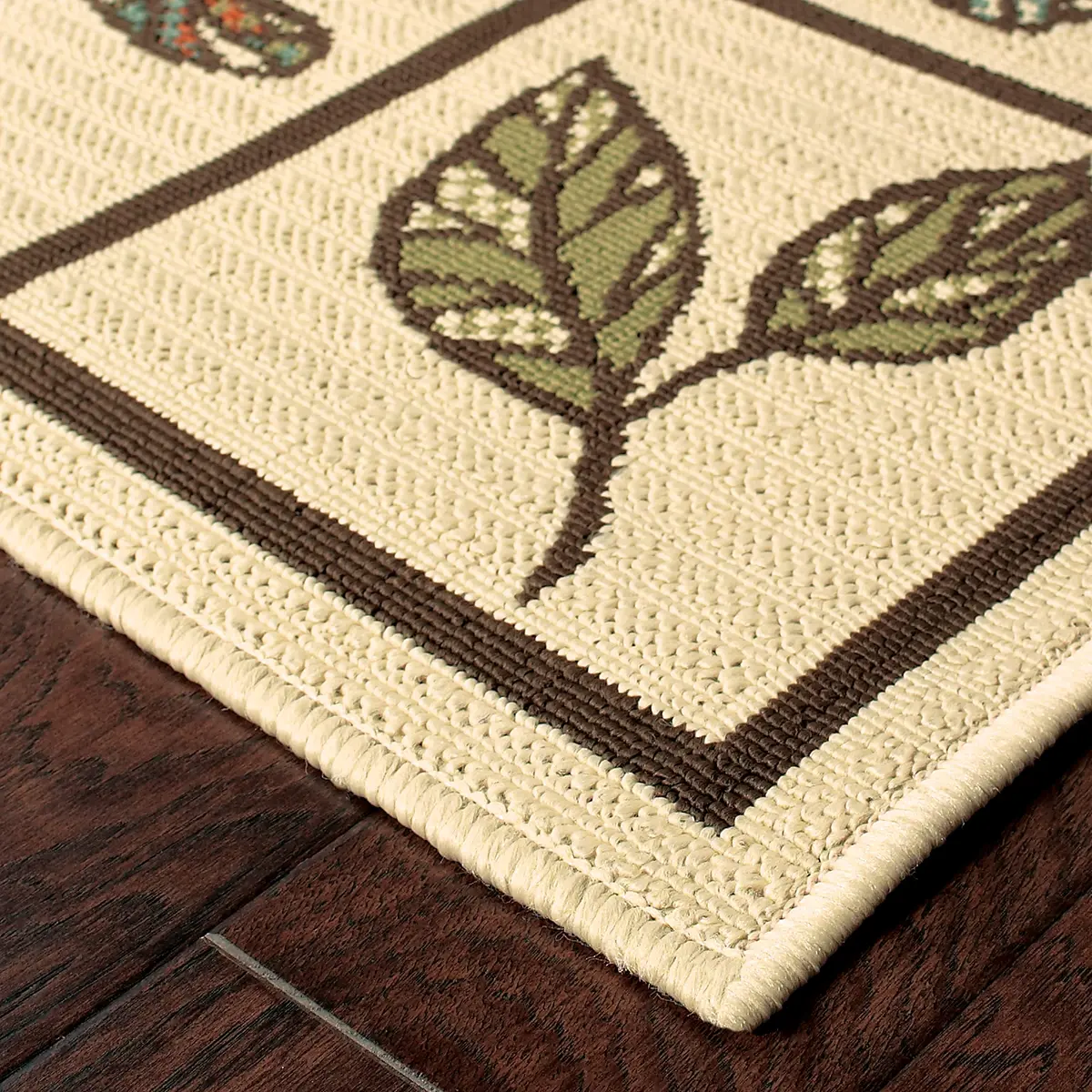 Oriental Weavers Montego Indoor/Outdoor Rug 2'5" x 4'5" Ivory/Brown | Water & Fade Resistant - view 3