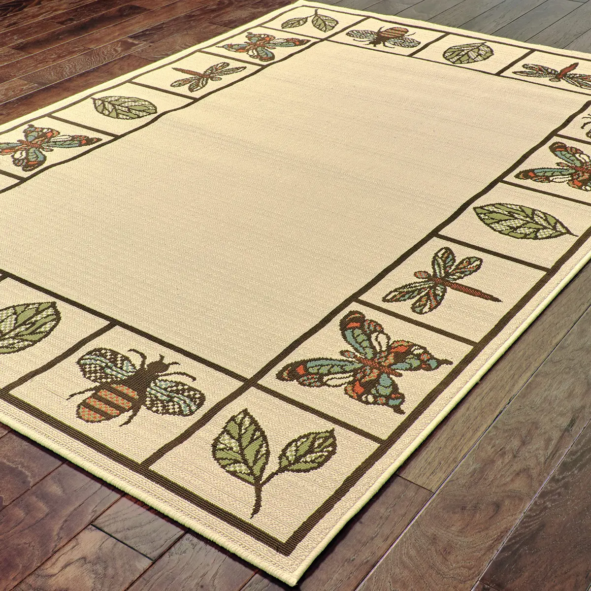 Oriental Weavers Montego Indoor/Outdoor Rug 2'5" x 4'5" Ivory/Brown | Water & Fade Resistant - view 4
