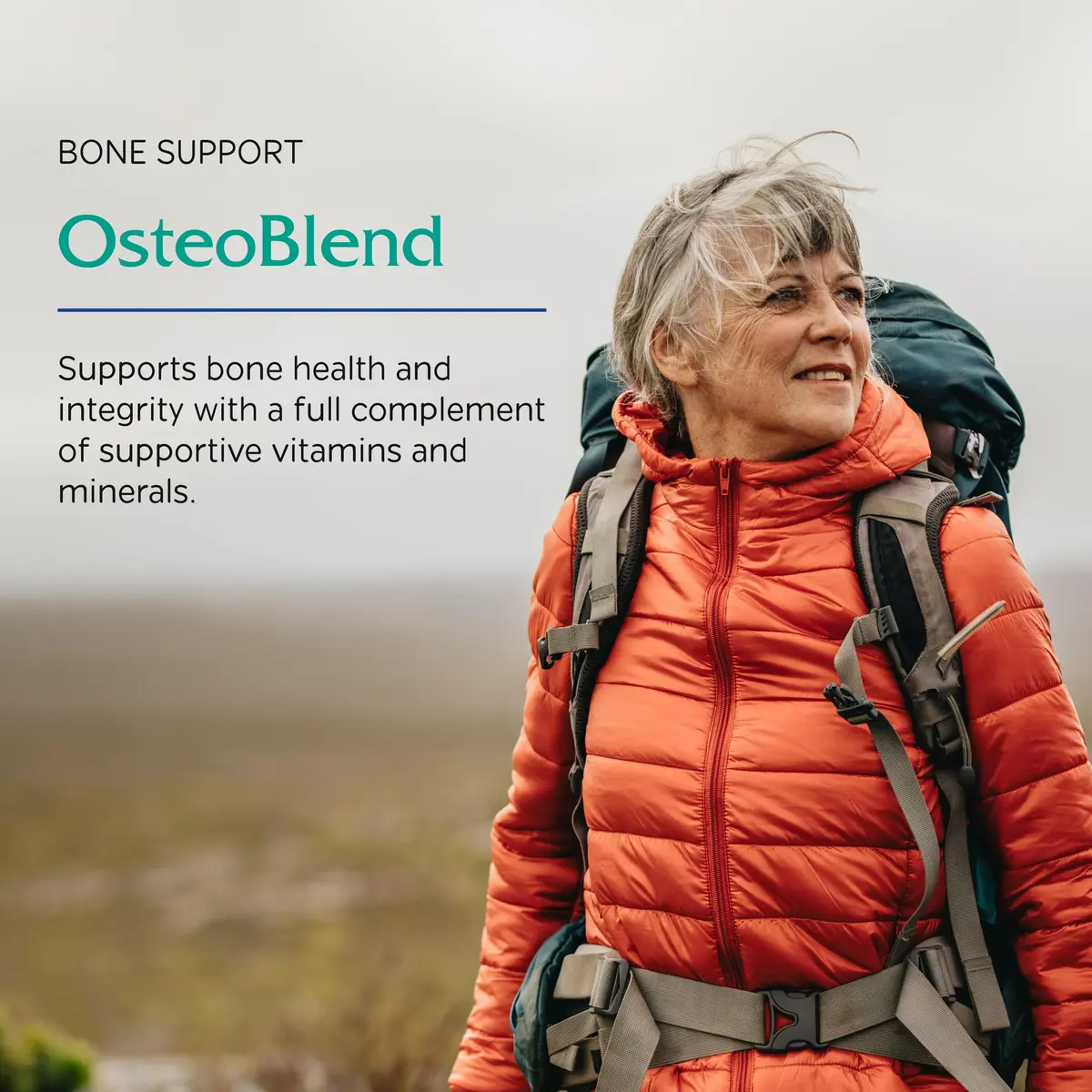 Vitanica OsteoBlend Vegan Bone Support 120 Capsules | Supports Bone Density & Structure - view 3