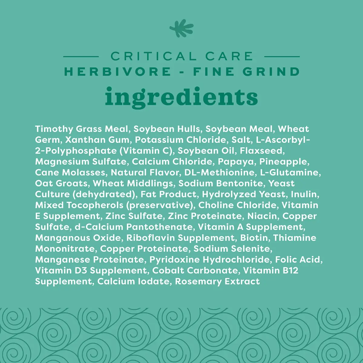 Oxbow Critical Care Herbivore Fine Grind Papaya 100g (3.53 oz) | Veterinary Assist Feeding Formula for Rabbits & Guinea Pigs - view 5