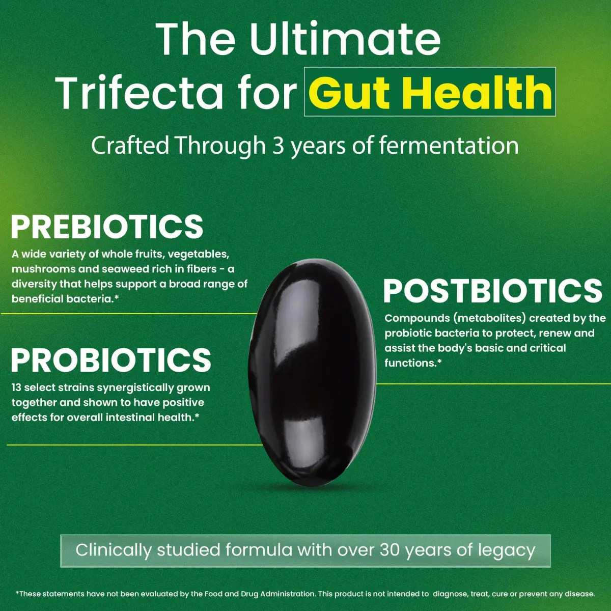 Dr. Ohhira's 3-in-1 Probiotics, Prebiotics & Postbiotics Capsules 100 Count | Supports Digestive Health & Gut Microbiome - view 4