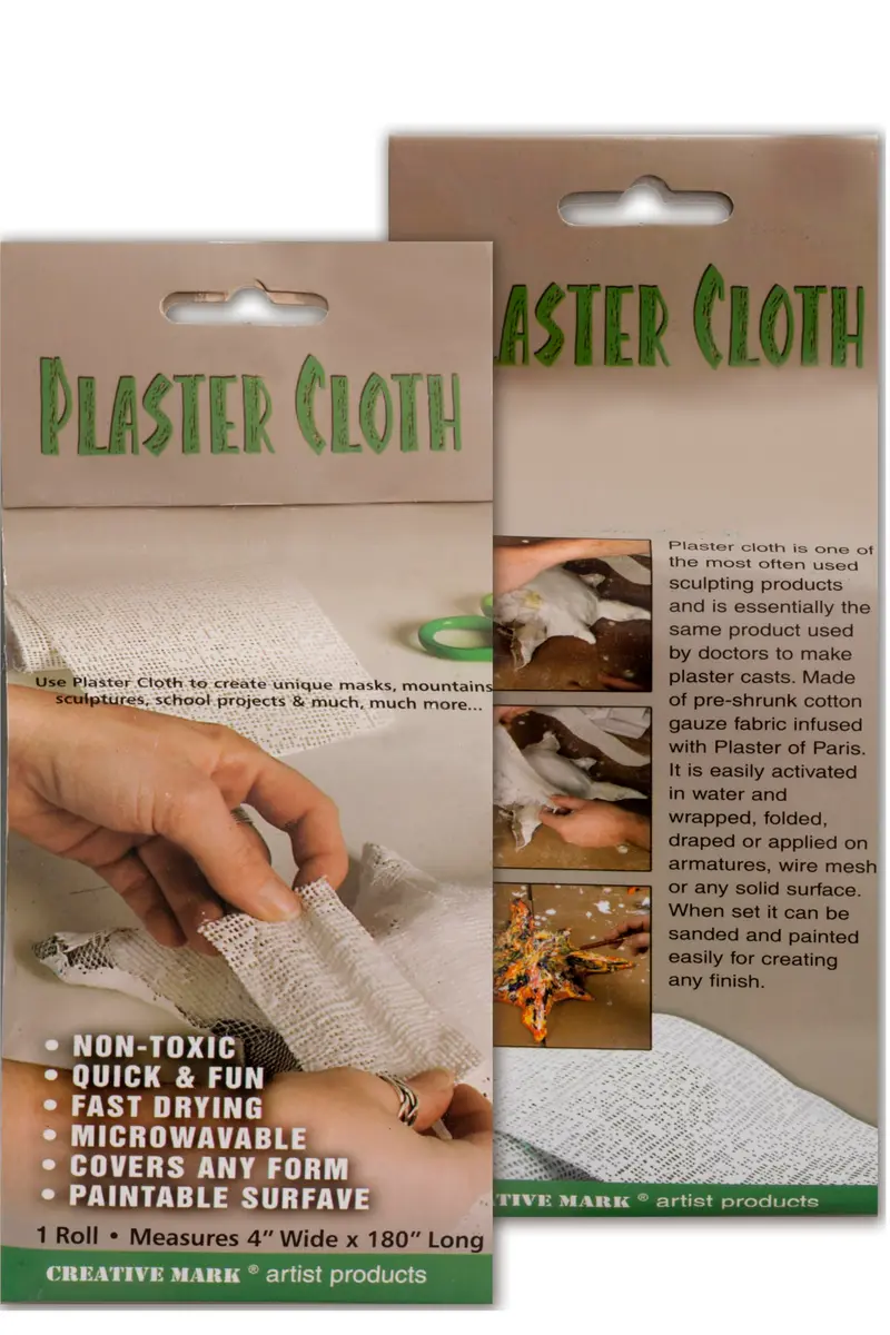 Creative Mark Plaster Cloth Rolls 4" x 180" | Professional Sculpting Material for Artists & Students - view 6