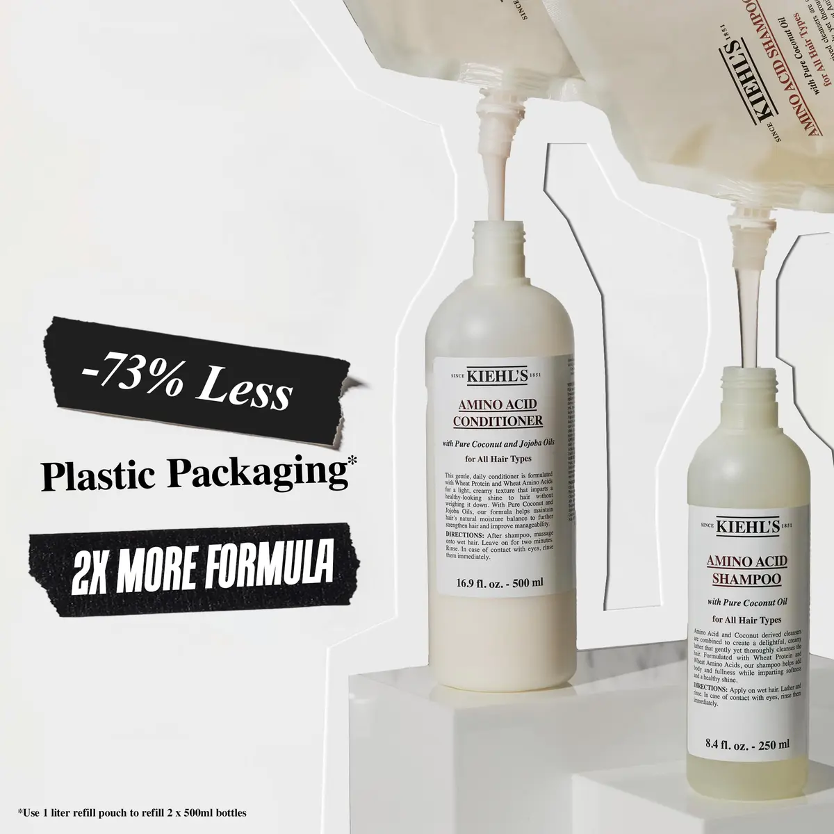 Kiehl's Amino Acid Conditioner 16.9 fl oz | Hydrates & Adds Shine for All Hair Types - view 6