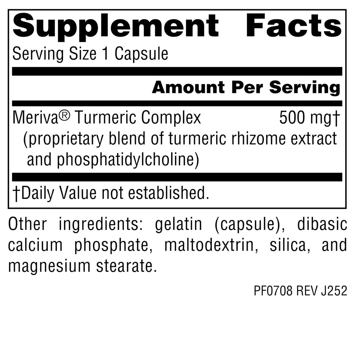 Planetary Herbals Turmeric Gold 500mg | Supports Healthy Inflammation Response, 60 Capsules - view 2