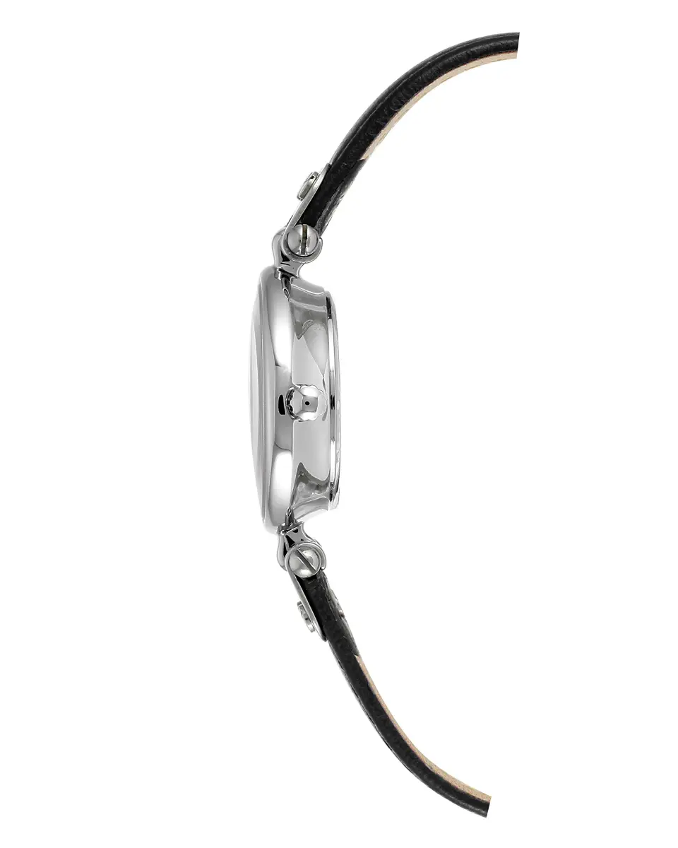 Anne Klein Women's 26mm Black Dial Leather Strap Quartz Watch | Classic Dress Style - view 3
