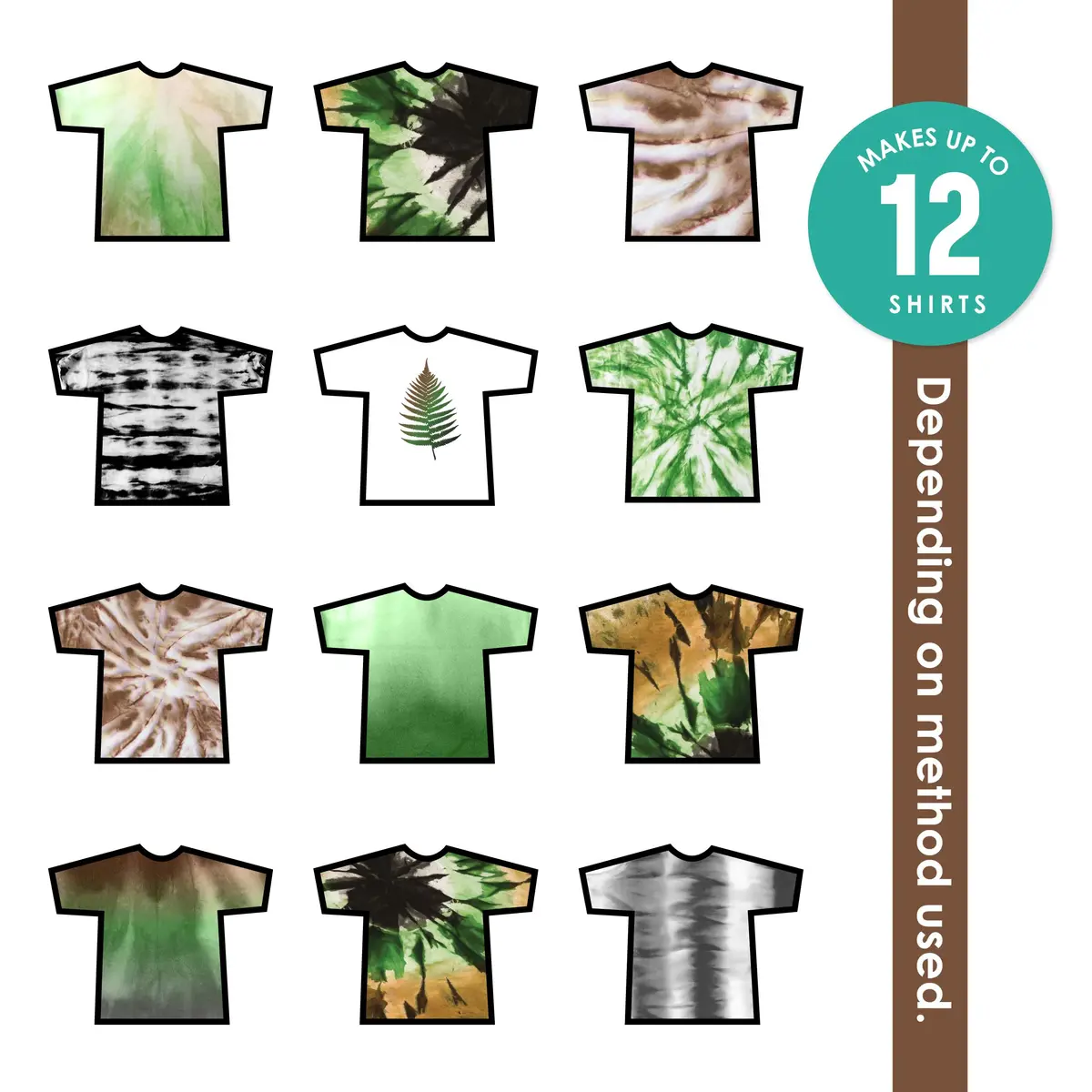 S·E·I Camo Tie Dye Kit 3 Pack | Pre-Mixed Spray Fabric Dye, Vibrant & Easy to Use (70-120 chars) - view 4