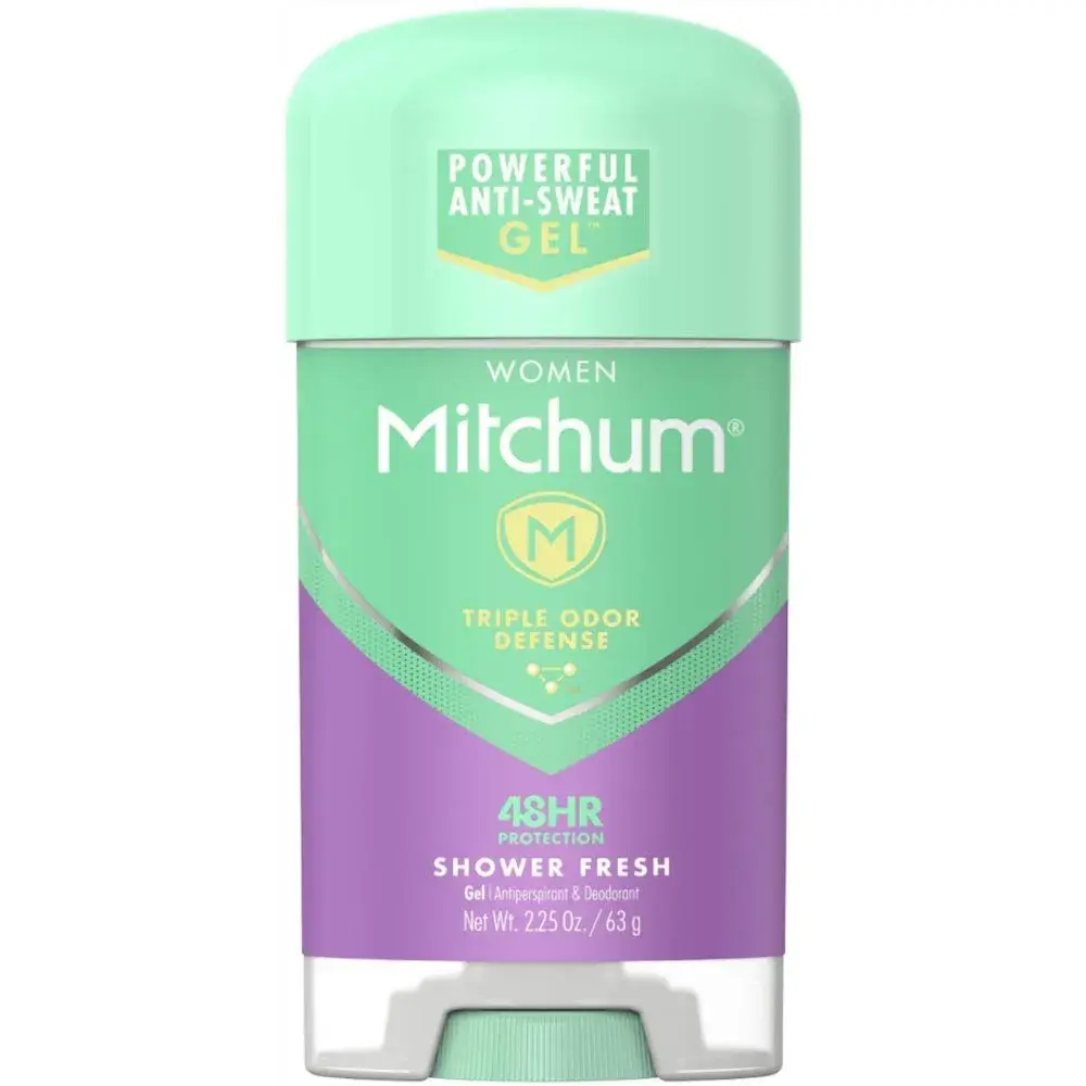 Mitchum Women's Clear Gel Antiperspirant Deodorant Shower Fresh 134ml (4.5 oz) | Triple Odor Defense - view 2