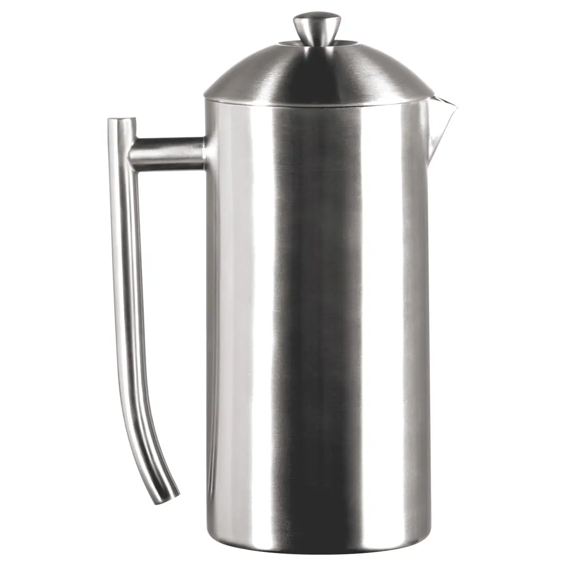 Frieling Double-Walled Stainless Steel French Press Coffee Maker - Brushed 36 oz (1 Liter) Insulated Coffee Press · Elegant, durable, heat-retentive, sediment-free brew - main product image