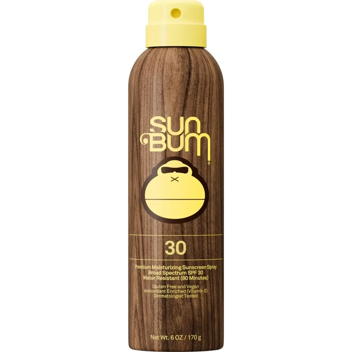 Sun Bum Original SPF 30 Broad Spectrum Sunscreen Spray 169ml (6 oz) | Reef Friendly, Vitamin E Enriched - main product image