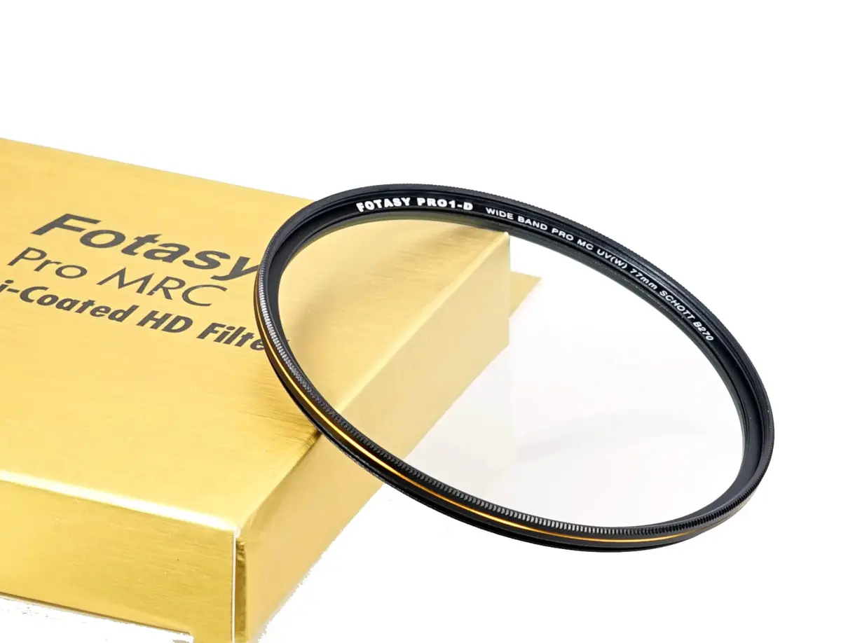 Fotasy 77mm Ultra Slim UV Protection Lens Filter | Nano MRC Multi-Coated German Schott B270 Glass - main product image