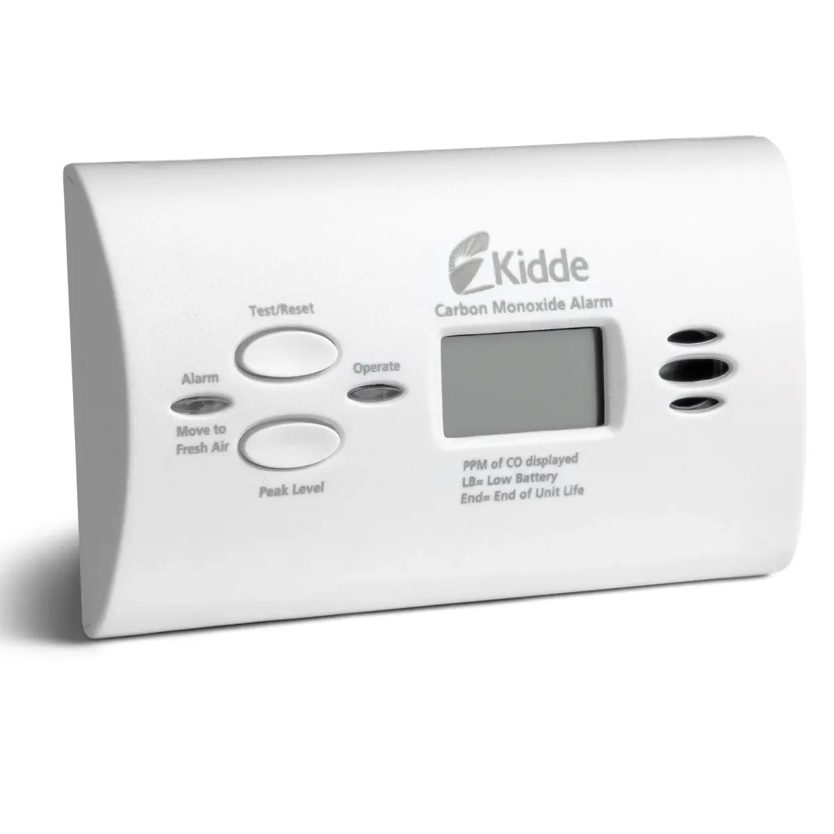 Kidde Battery Operated Carbon Monoxide Alarm with Digital Display & AA Batteries Included | 10-Year Limited Warranty - main product image