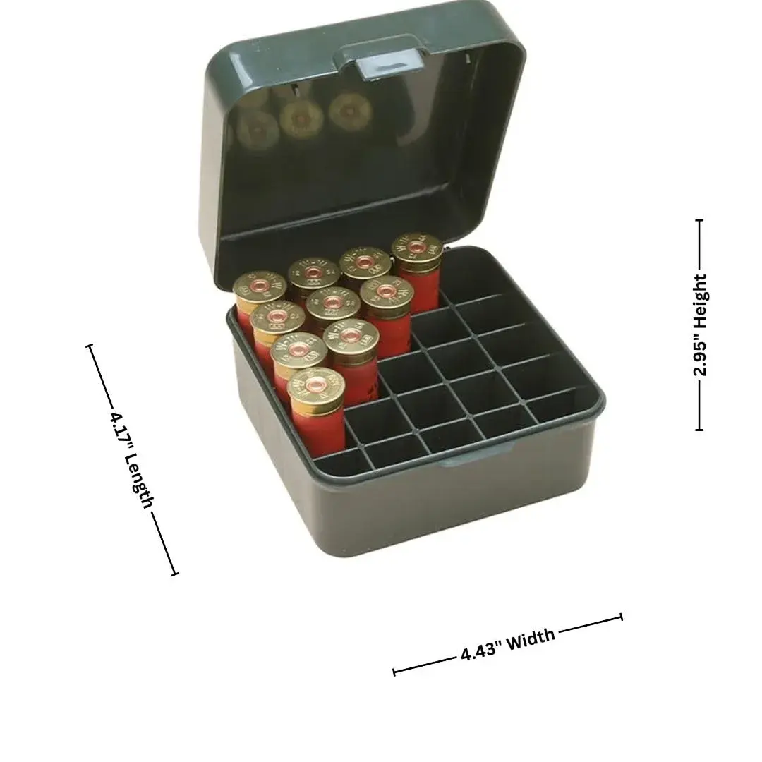 MTM Case-Gard S25D-11 Shotshell Box 25-Round Capacity | Holds 12, 16, 20 Gauge Up To 3 Inches - view 2