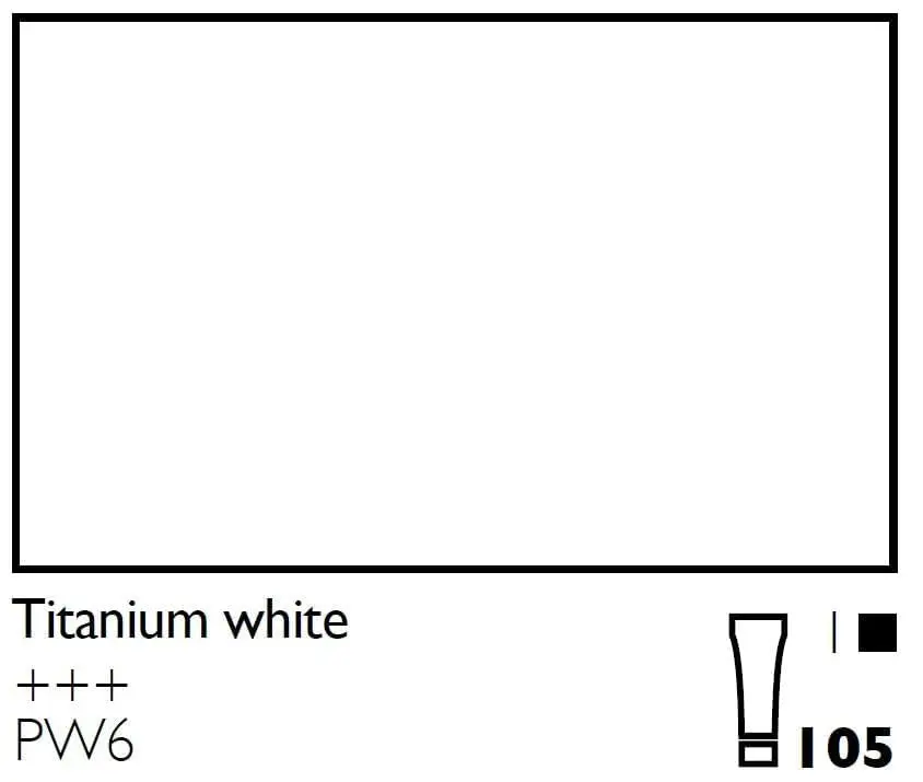 Cobra Artist Oil Paint Tube, Titanium White 105, 40 mL | Water Mixable, Artist-Grade Oil Paint - view 4
