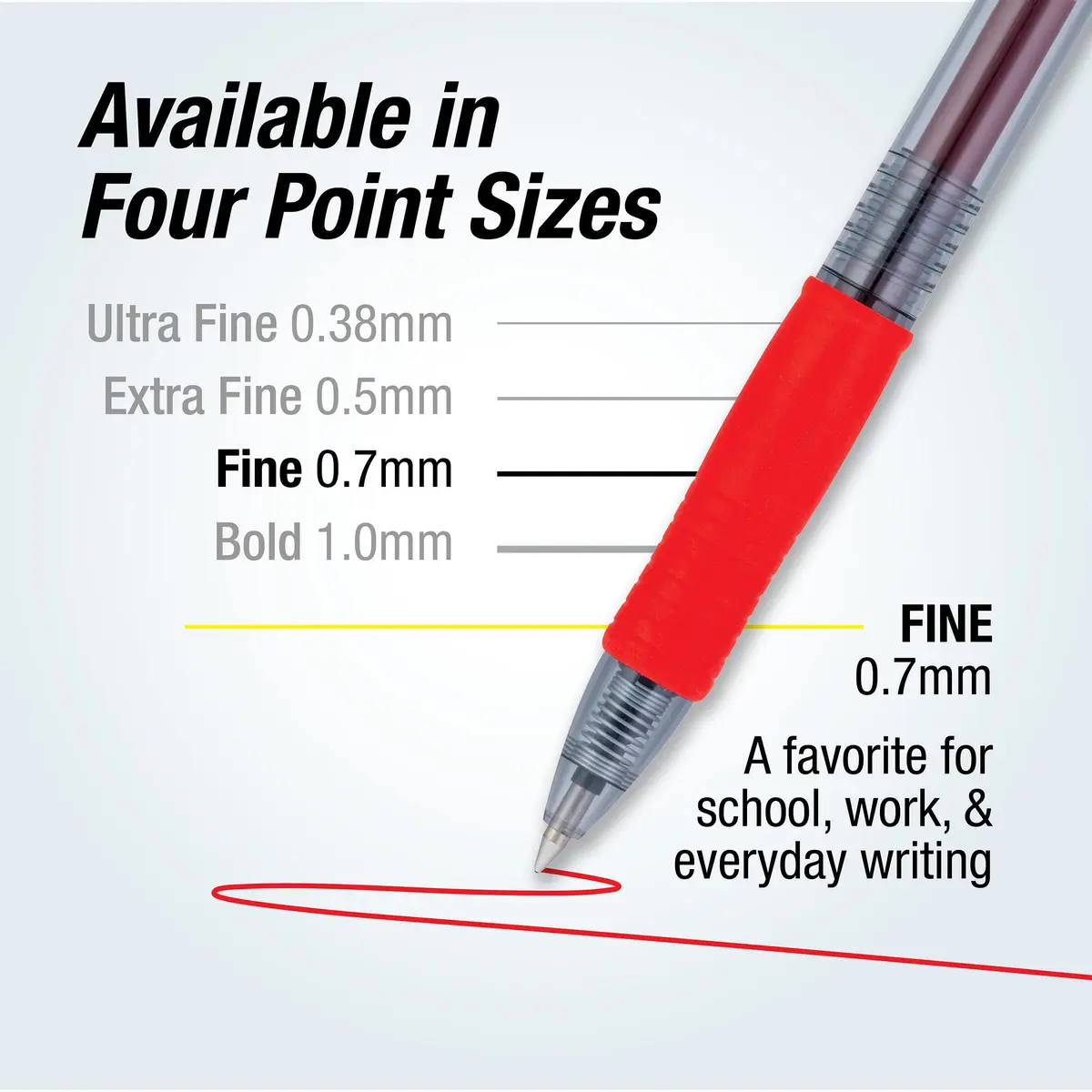 PILOT G2 Premium Retractable Gel Pens, Fine Point 0.7mm, Assorted Fashion Colors, 4-Pack (18.29 cm x 1.39 cm x 8.89 cm) - view 4