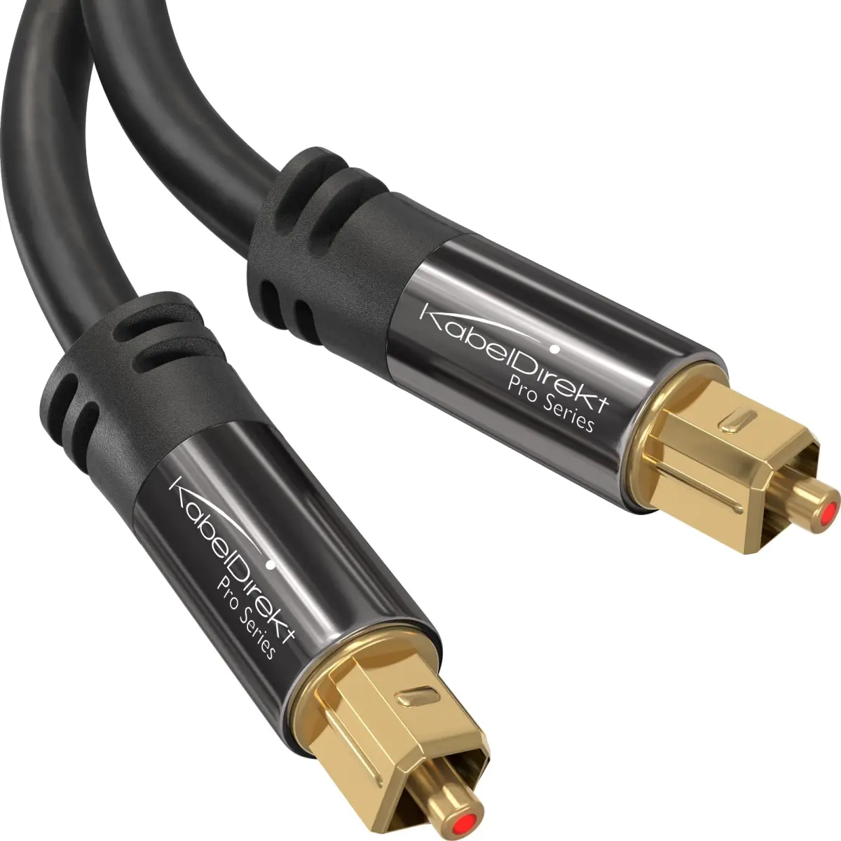 KabelDirekt Optical Audio TOSLINK Cable 5m (16ft) | High-Speed Digital Audio Transmission - main product image