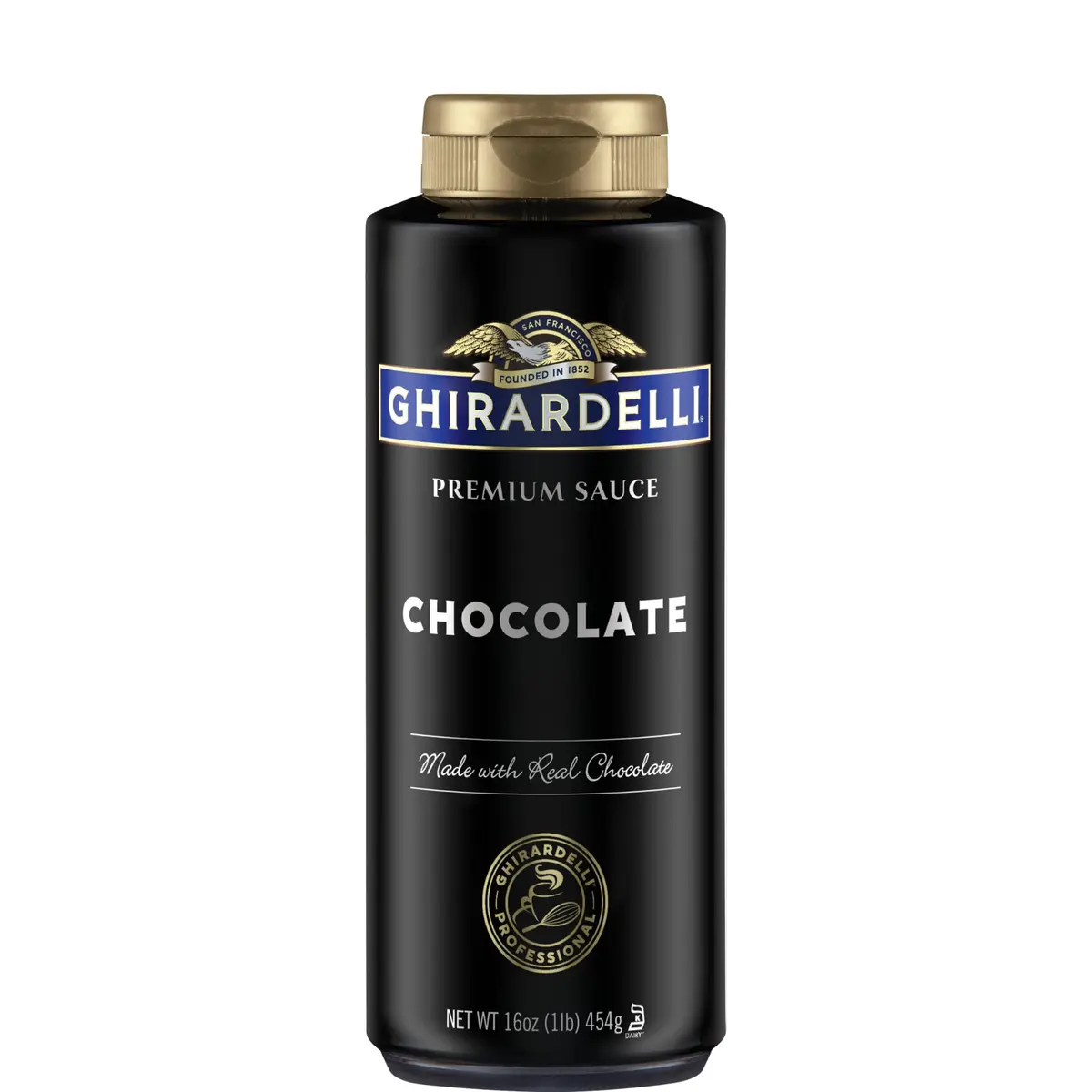 Ghirardelli Chocolate Flavored Sauce, 16 Fl Oz | Silky Smooth Dessert Topping & Beverage Partner - main product image