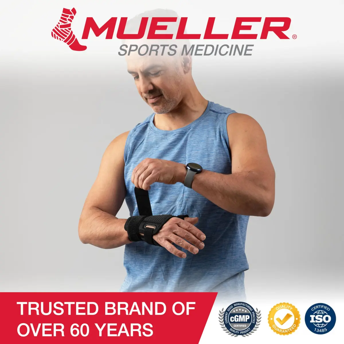 MUELLER Adjust-to-Fit Thumb Brace Spica Splint 50g (1.76 oz) | Targeted Compression for Pain Relief - view 7