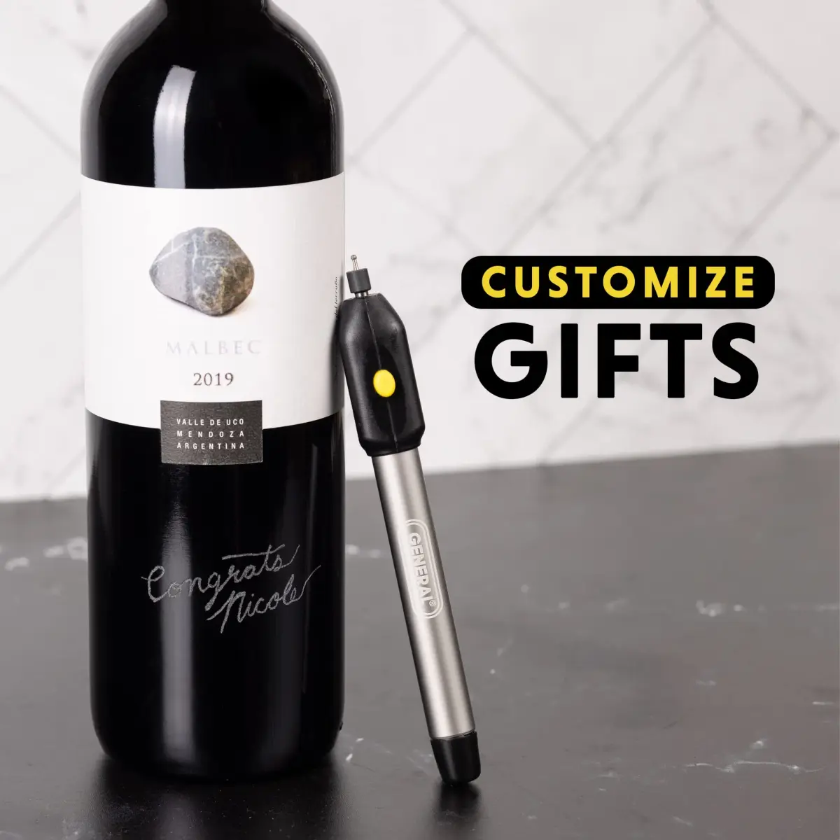 General Tools 505 Cordless Engraving Pen with Diamond Tip | 20,000 RPM, Battery-Powered - view 4