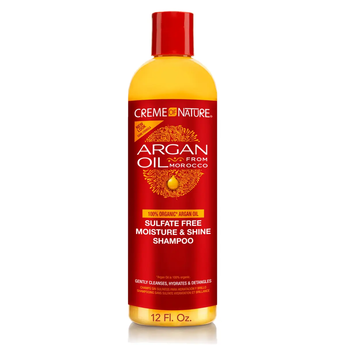 Creme of Nature Sulfate-Free Moisture & Shine Shampoo 355ml (12 fl oz) | Hydrates & Detangles - main product image