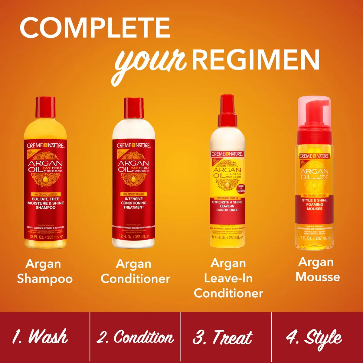 Creme of Nature Sulfate-Free Moisture & Shine Shampoo 355ml (12 fl oz) | Hydrates & Detangles - view 7