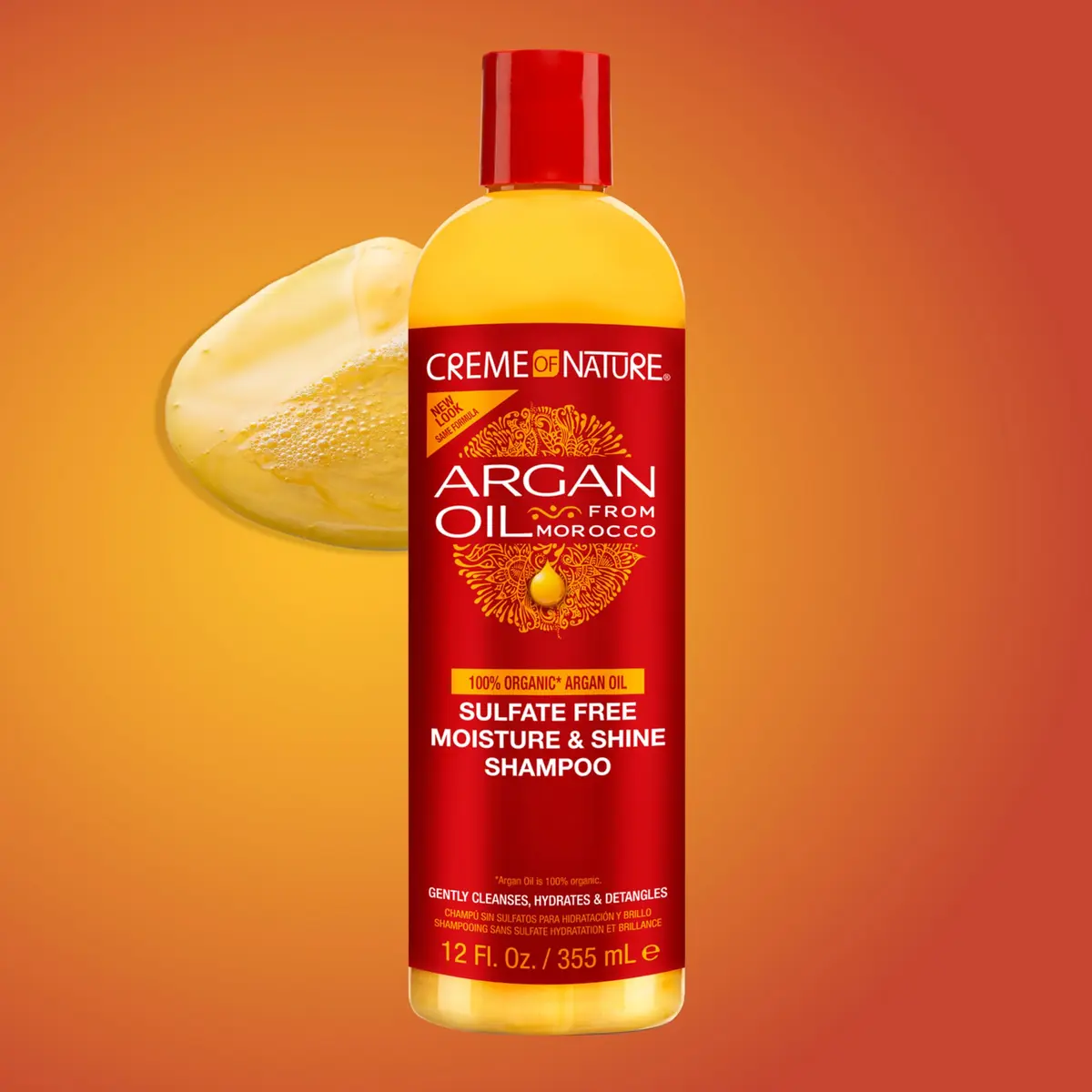 Creme of Nature Sulfate-Free Moisture & Shine Shampoo 355ml (12 fl oz) | Hydrates & Detangles - view 8