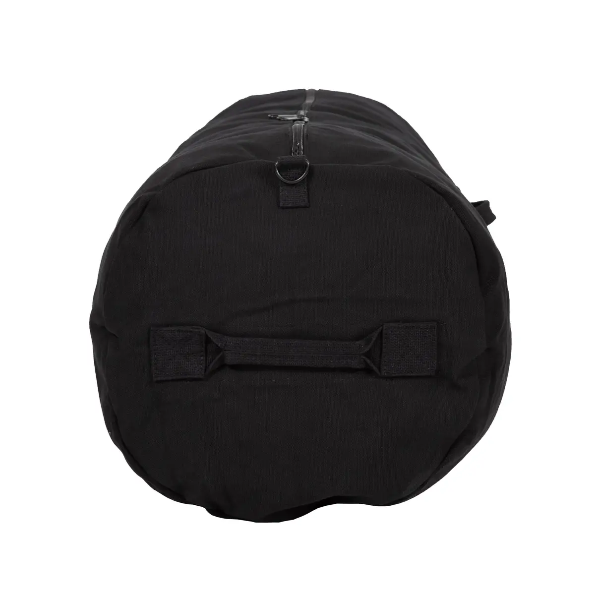 Stansport Zippered Canvas Deluxe Duffel Bag - Black (1237) | Heavy-Duty 22 oz. Cotton Canvas for Active Travel - view 3