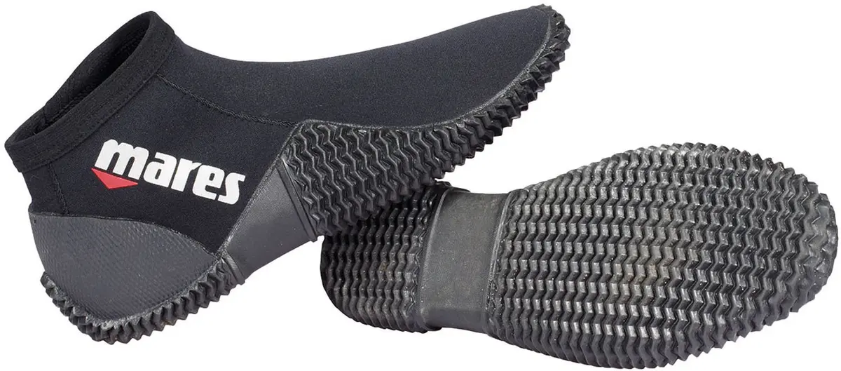 Mares Equator 2mm Neoprene Ankle-High Diving Boots | Non-Slip Rubber Sole, Black, Men & Women (70-120 chars) - main product image