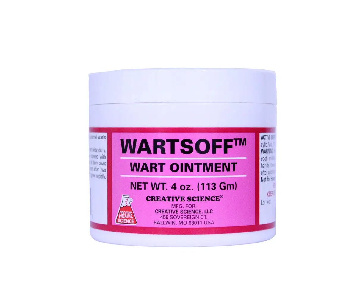 Creative Science WARTSOFF WART Dog and Horse Ointment 4-OZ Jar | Wart Removal for Dogs & Horses - main product image