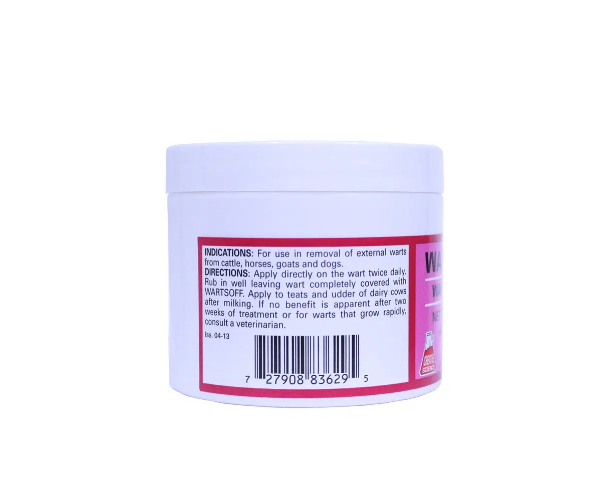 Creative Science WARTSOFF WART Dog and Horse Ointment 4-OZ Jar | Wart Removal for Dogs & Horses - view 2