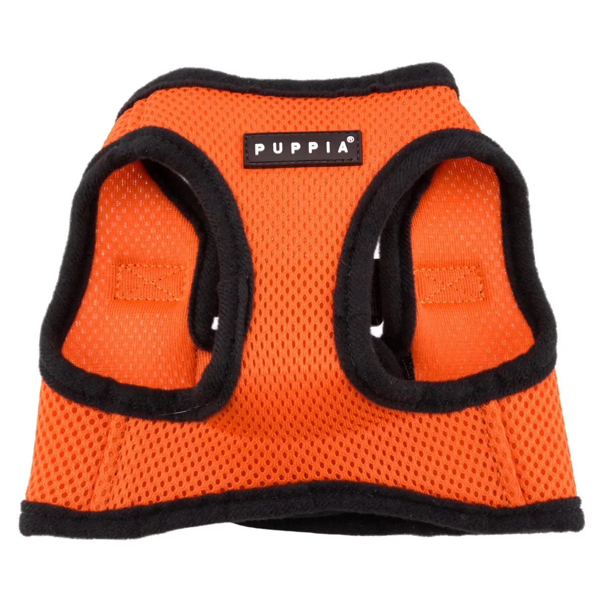 Puppia Soft Vest Harness Medium Orange | Adjustable Mesh Dog Harness for Comfort - view 3