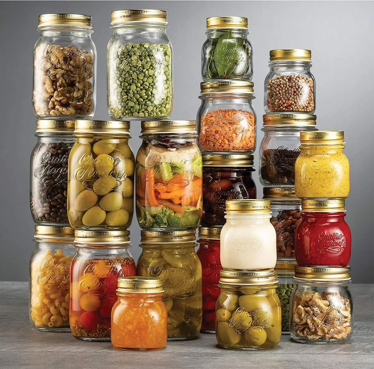 Bormioli Rocco Quattro Stagioni Extra Lids 56mm (2.2 Inch) | 3-Pack Replacement Sealing Tops for Home Canning Jars - view 6