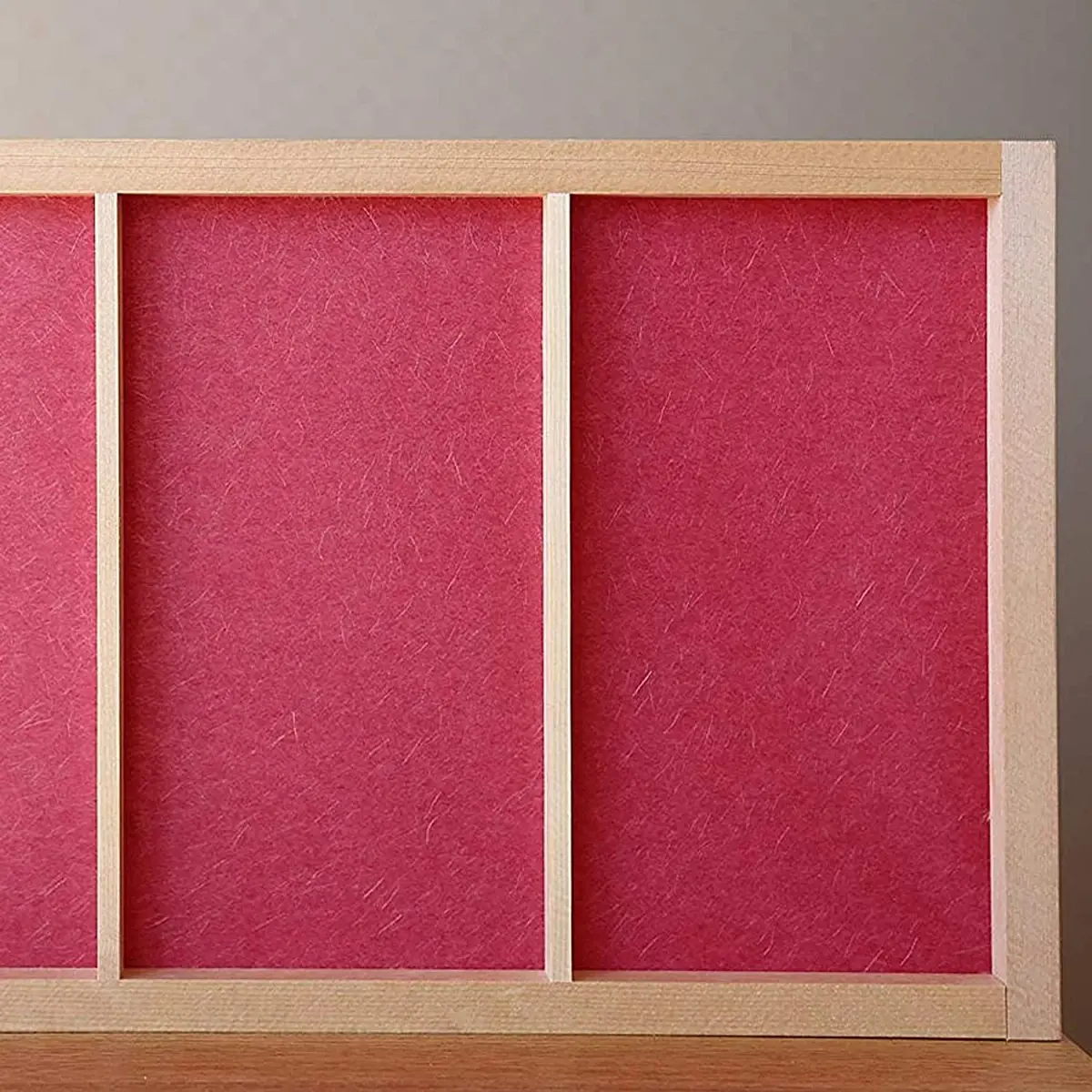ONAO Shoji Paper Roll 28cm x 300cm (11" x 118") Bright Red | Japanese Washi Paper for Screens & Crafts - view 2