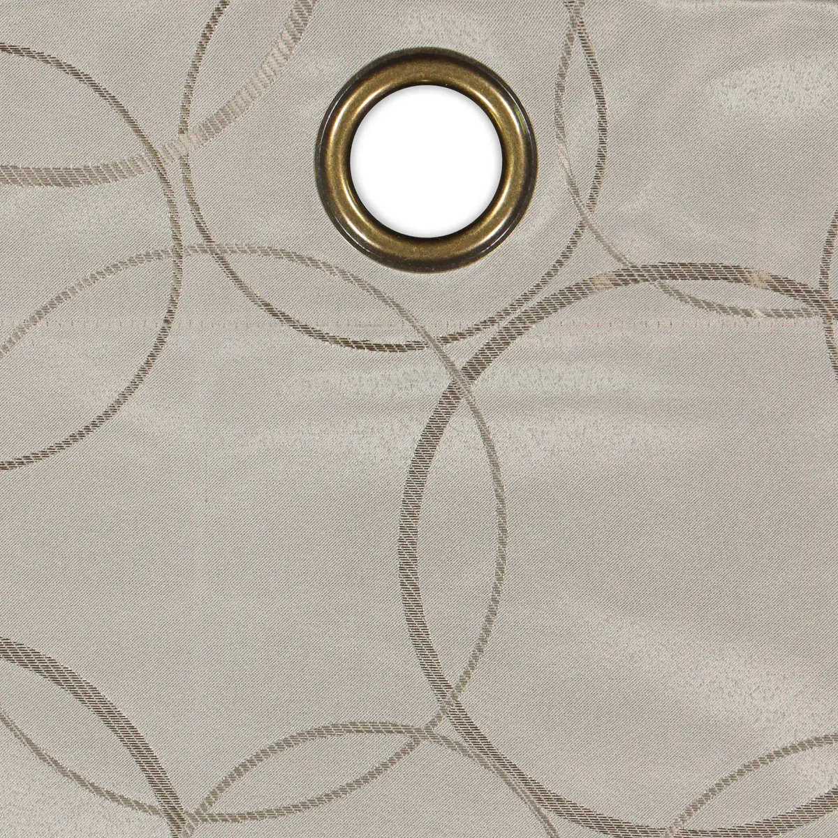 ECLIPSE Meridian Blackout Thermal Grommet Window Curtain 42 in x 84 in Linen | Modern Noise & Light Blocker - view 4