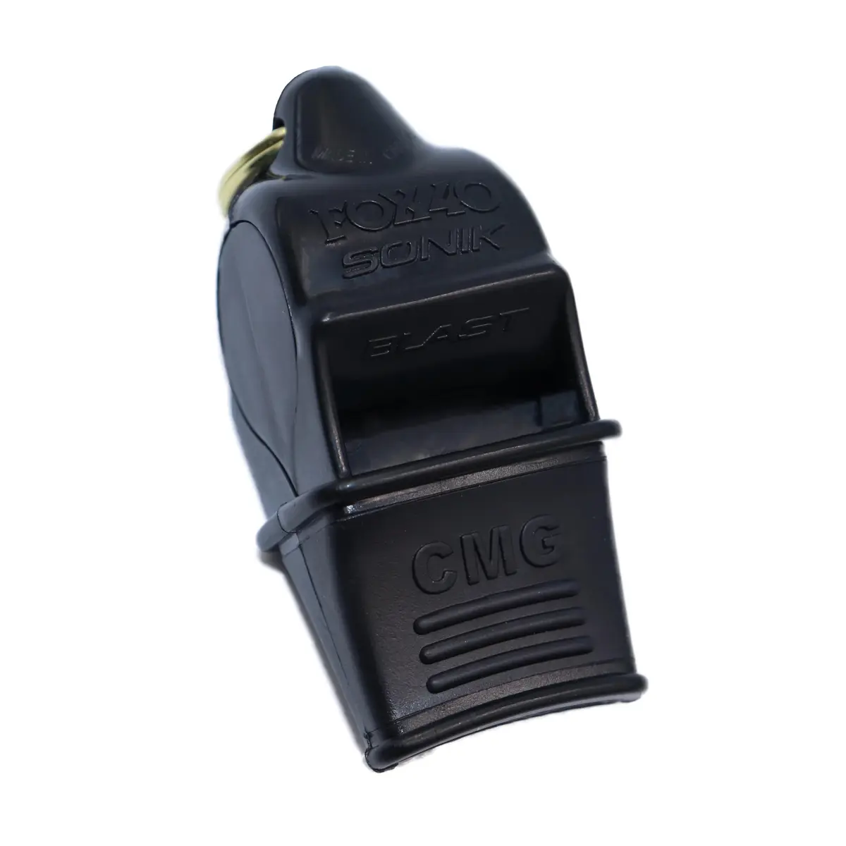 Fox 40 Sonik Blast CMG Whistle Black | Loud 120dB Pealess Design for Coaches & Officials - main product image