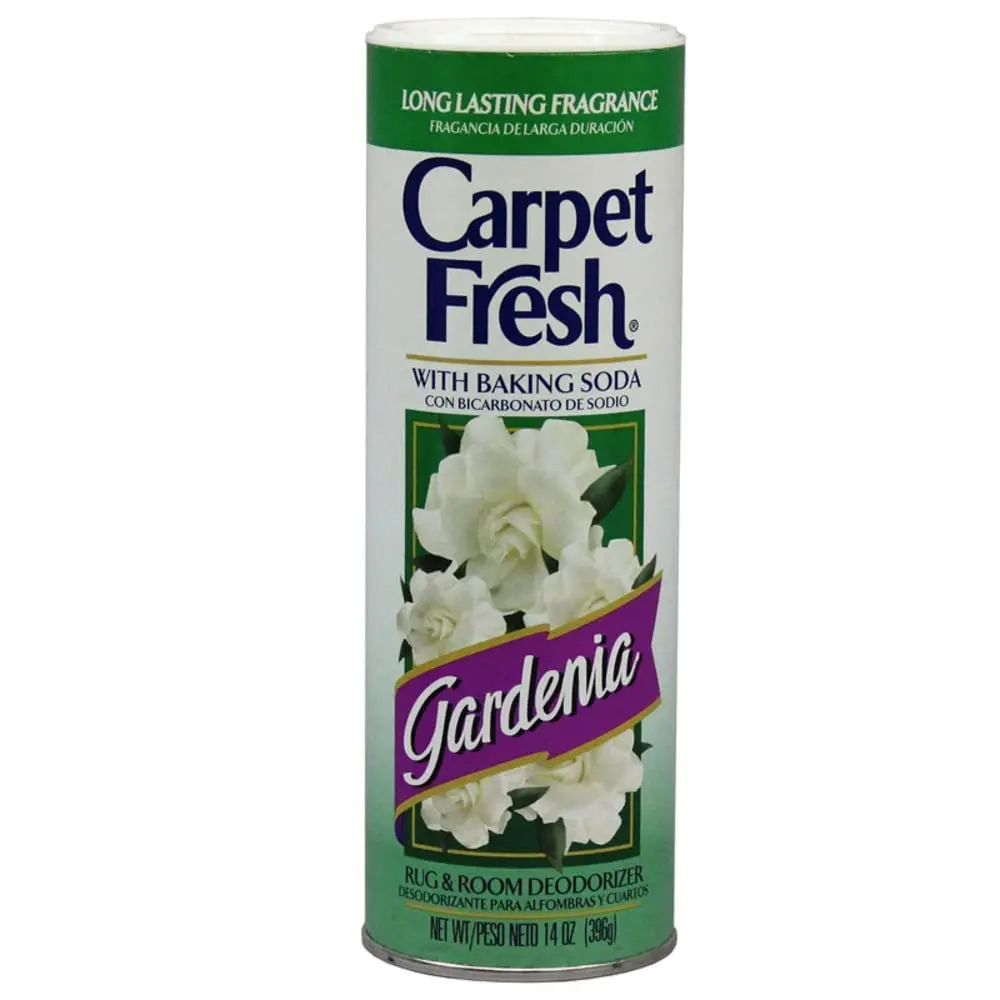 Carpet Fresh Rug and Room Deodorizer with Baking Soda, Gardenia Fragrance, 168 oz (12 x 14 oz) | Concentrated Formula Textile Deodorizer - view 6