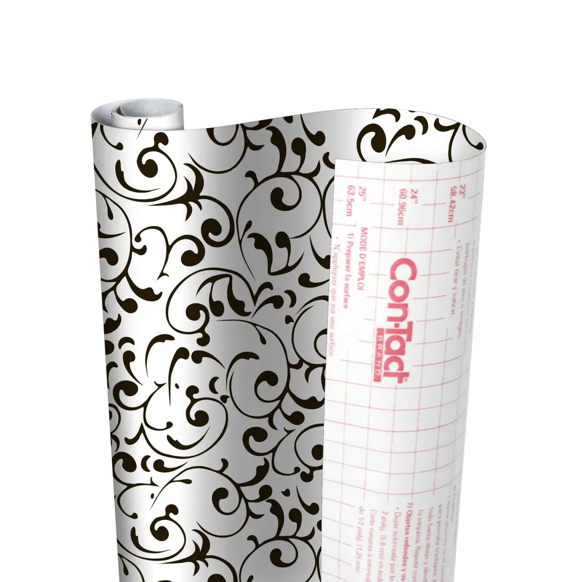 Con-Tact Brand Creative Covering Virtu Black Shelf Liner 28 cm (11 in) | Durable Vinyl Drawer Liner - view 4