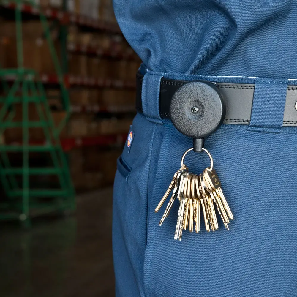 KEY-BAK Original HD Retractable Key Holder, 48" Kevlar Cord, Steel Belt Clip, 8 oz. | Heavy Duty USA Made - view 4