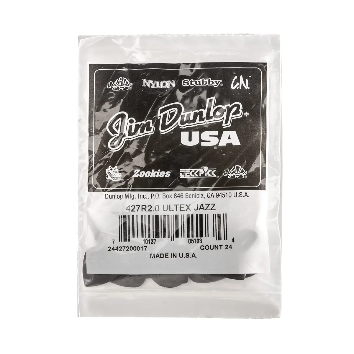 Jim Dunlop Ultex® Jazz III Pick 2.0MM | Durable, Sharp Attack, Lightweight for Guitarists - view 4