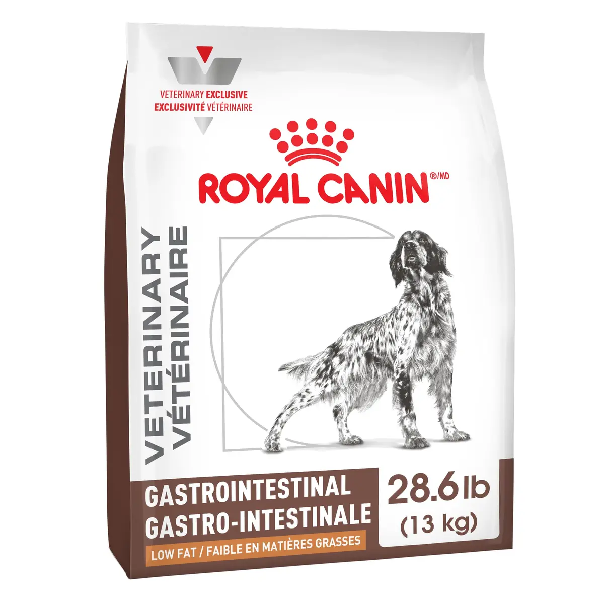 Royal Canin Veterinary Diet Canine Gastrointestinal Low Fat Adult Dry Dog Food, 28.6 lb Bag | Digestive Support for Sensitive Dogs - main product image