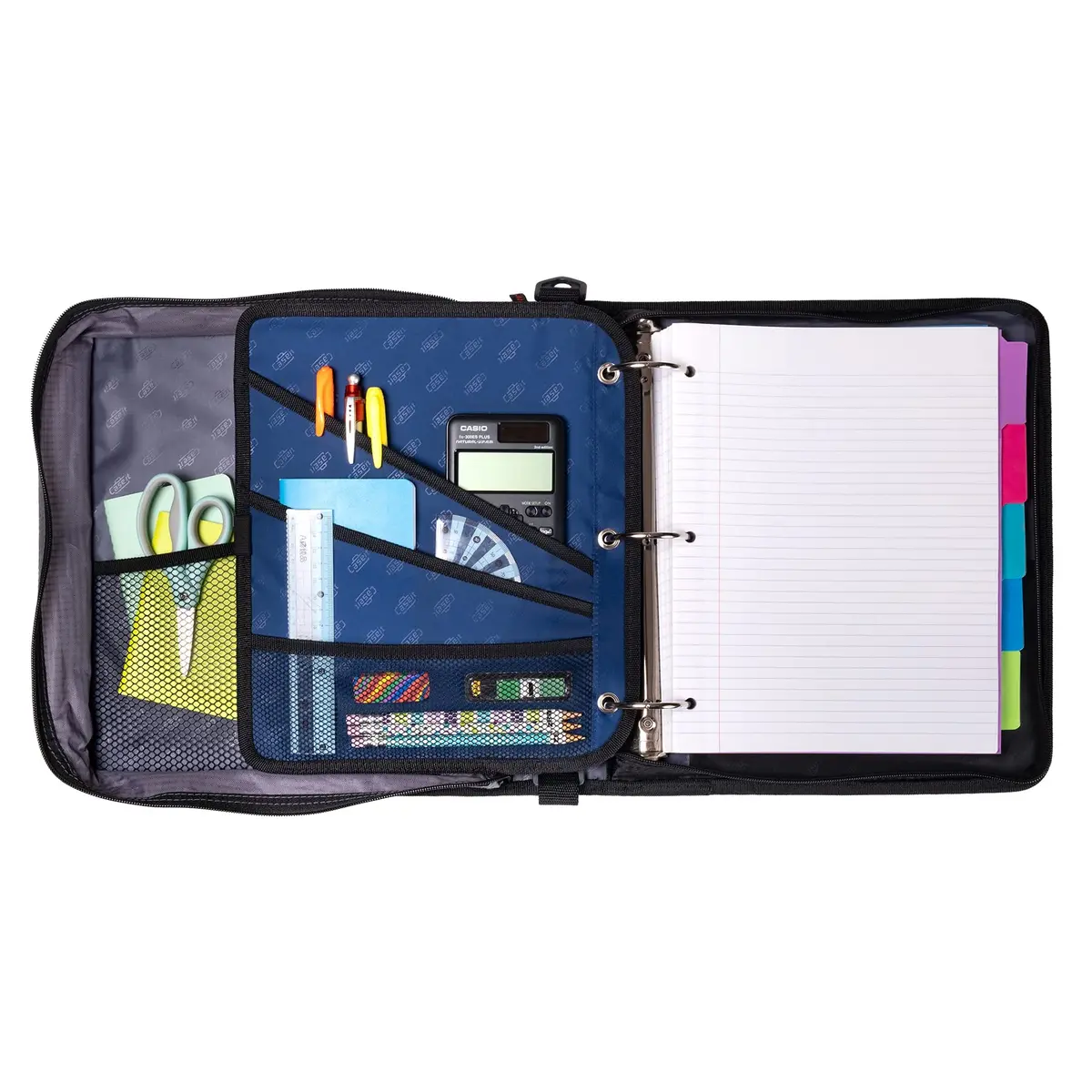 Case it Storage_Binder 5-Tab 6-Pocket File | Portable Organizer for School & Office - view 3