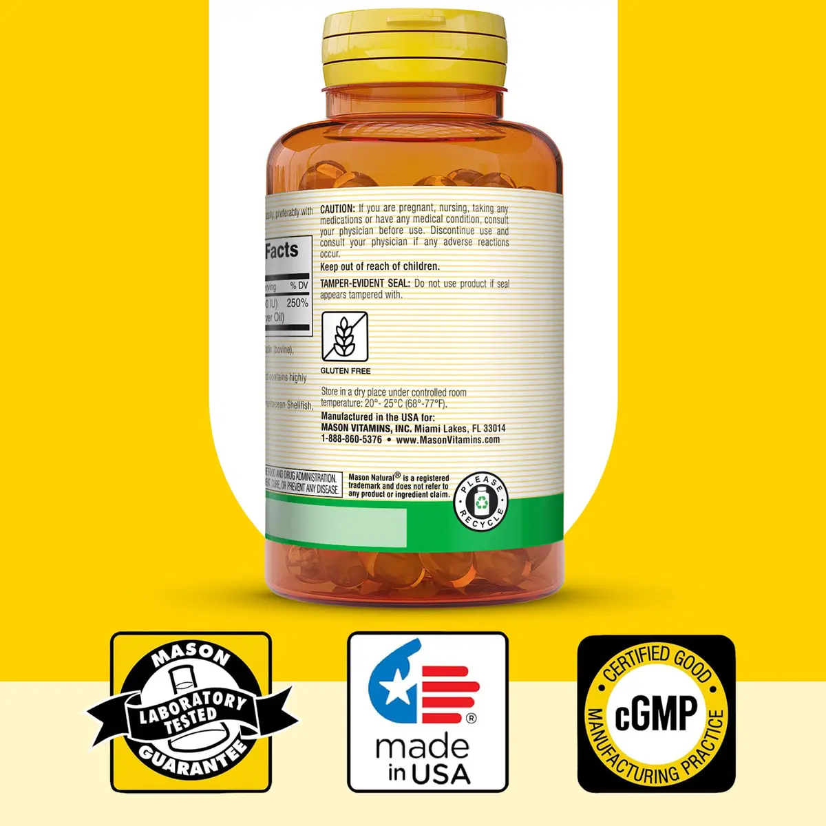 MASON NATURAL Vitamin D3 2000 IU Ultra Strength | Supports Bone & Immune Health (70-120 chars) - view 6
