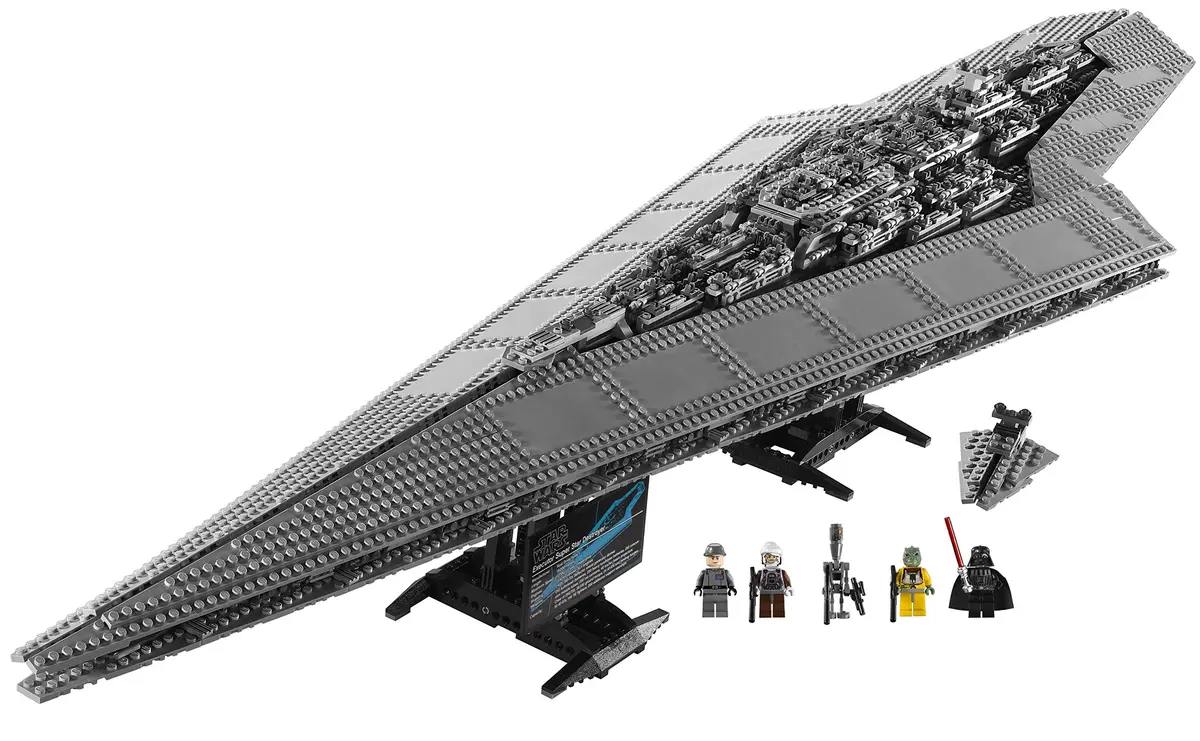 LEGO Star Wars Super Star Destroyer 10221 | Over 3,000 Pieces, 124.5 cm Long, Multicolor - main product image