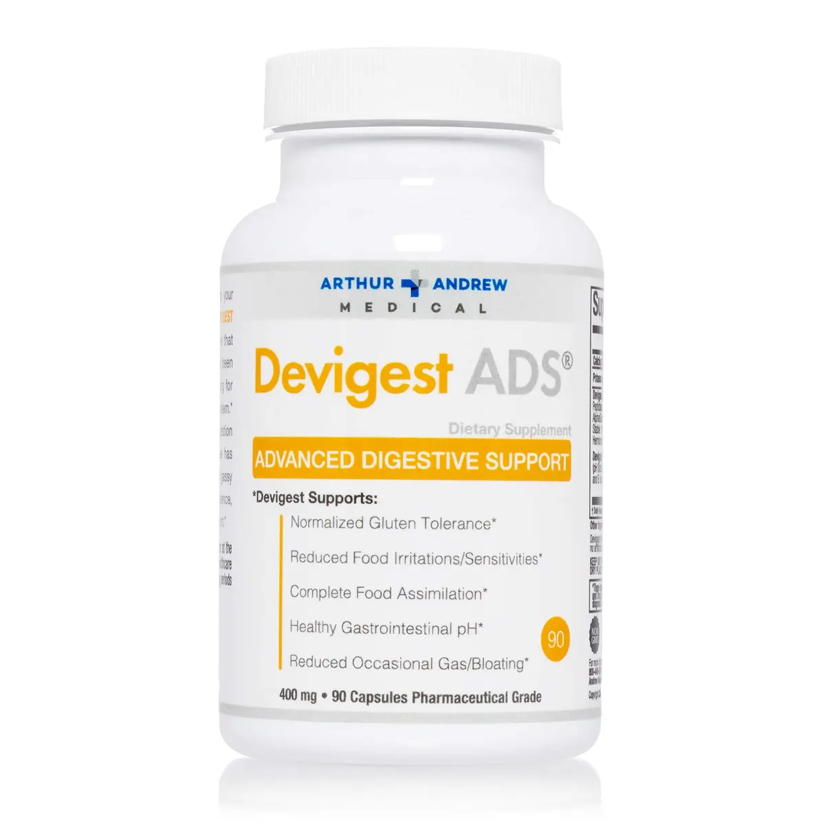 Arthur Andrew Medical Devigest ADS Digestive Support 90 Count | Advanced Digestive Support for Gluten, Casein, Lactose Intolerance - view 5