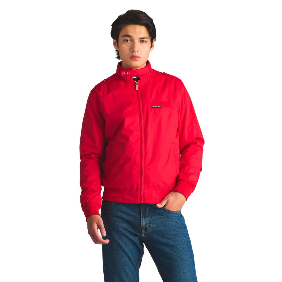 Members Only Classic Iconic Racer Jacket XL | Water-Resistant Slim Fit Windbreaker - main product image